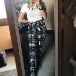 Shein Plaid Dress Pants